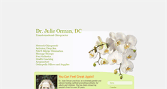 Desktop Screenshot of drjulieorman.com