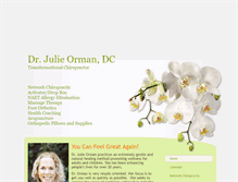 Tablet Screenshot of drjulieorman.com